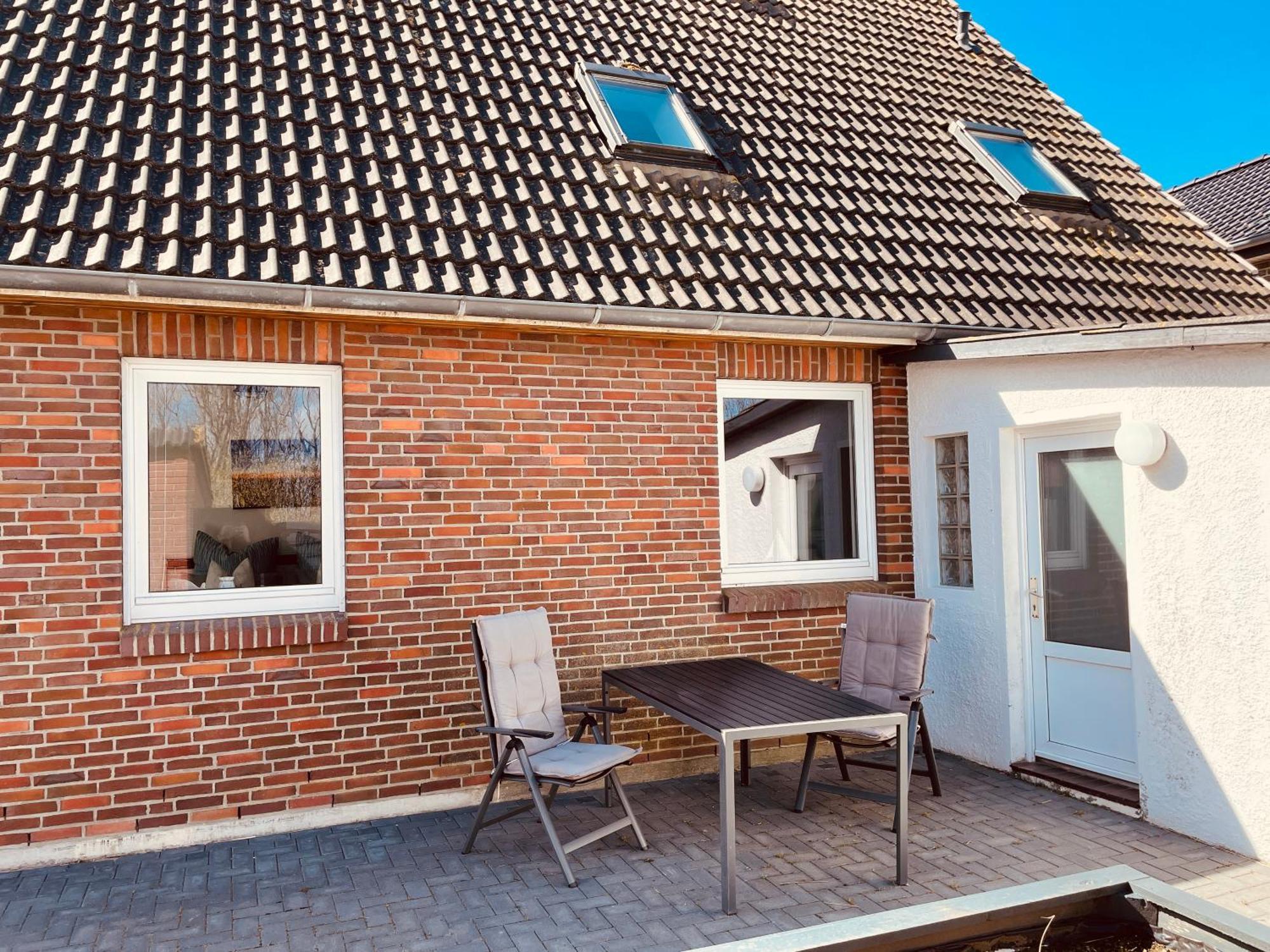Ferienwohnung Watt'N Deich Nordstrand Bagian luar foto